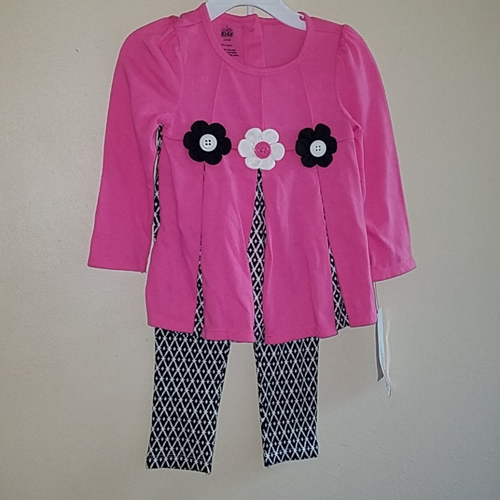 Toddler girl's 2 piece outfit